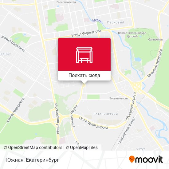 Карта Южная