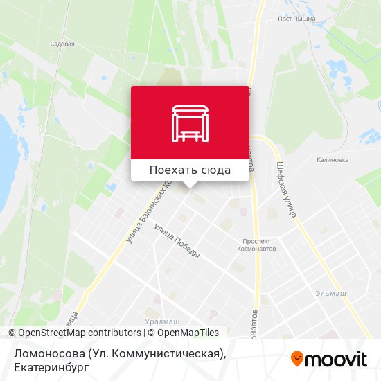Карта Ломоносова (Ул. Коммунистическая)