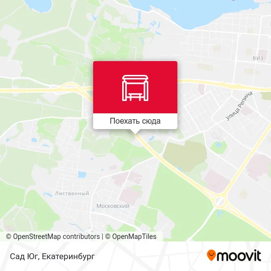 Карта Сад Юг