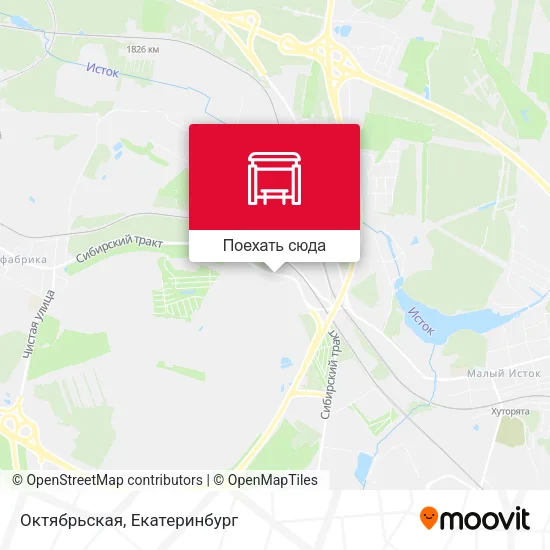 Карта Октябрьская