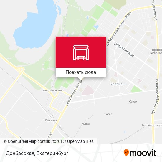 Карта Донбасская