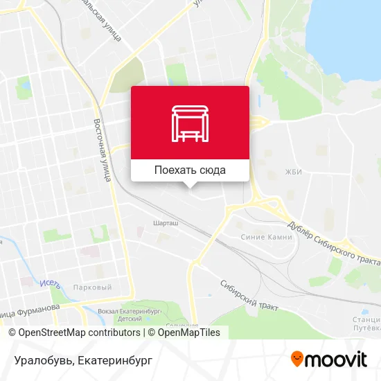 Карта Уралобувь