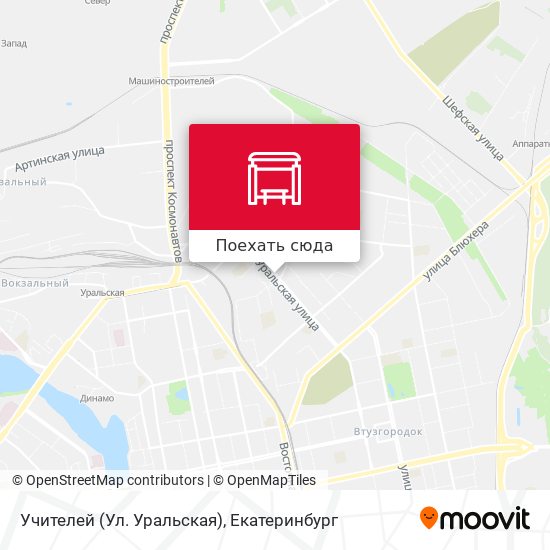 Карта Учителей (Ул. Уральская)