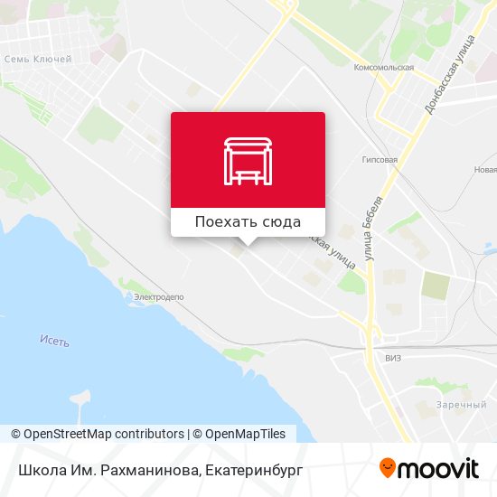 Карта Школа Им. Рахманинова