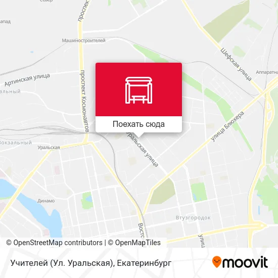 Карта Учителей (Ул. Уральская)