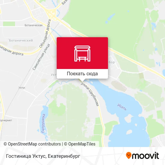 Карта Гостиница Уктус