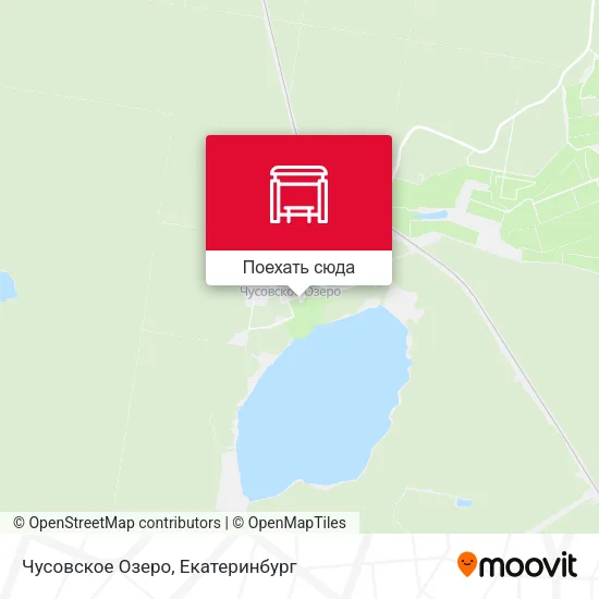Карта Чусовское Озеро