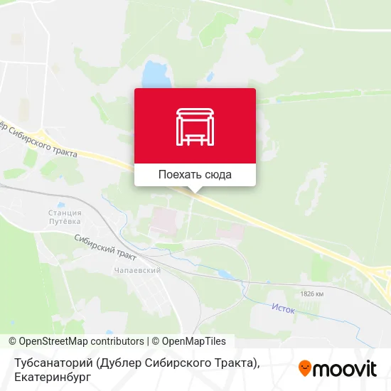 Карта Тубсанаторий (Дублер Сибирского Тракта)