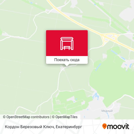 Карта Кордон Березовый Ключ