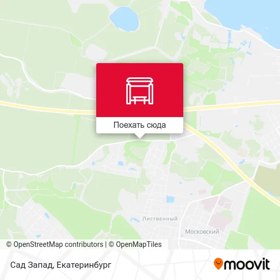 Карта Сад Запад