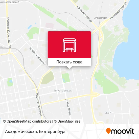 Карта Академическая