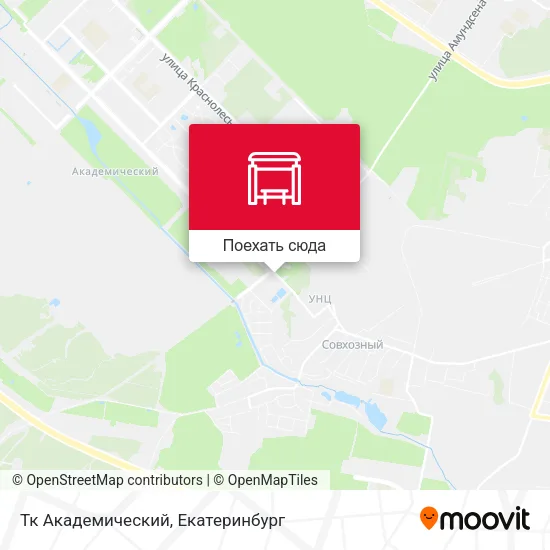 Карта Тк Академический