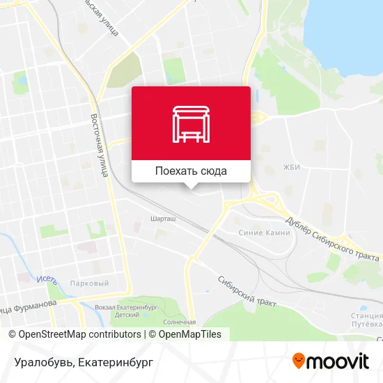 Карта Уралобувь