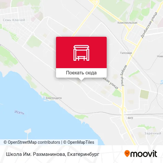 Карта Школа Им. Рахманинова