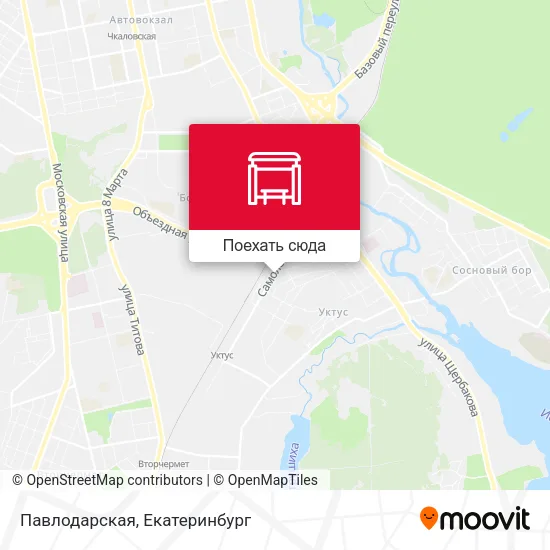 Карта Павлодарская