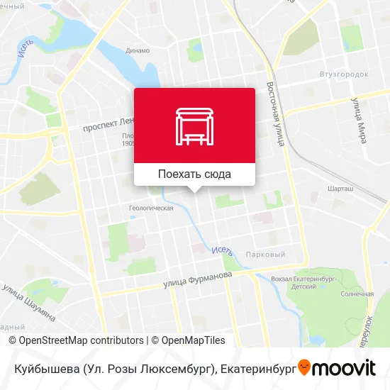 Карта Куйбышева (Ул. Розы Люксембург)