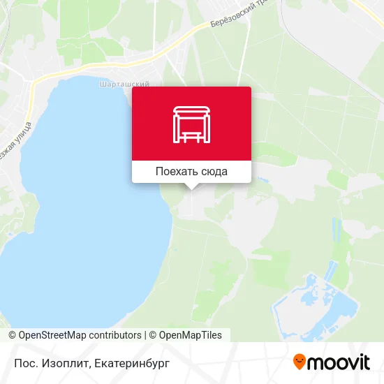 Карта Пос. Изоплит