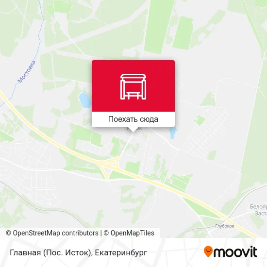 Карта Главная (Пос. Исток)