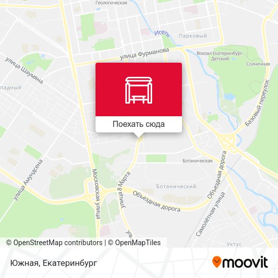 Карта Южная