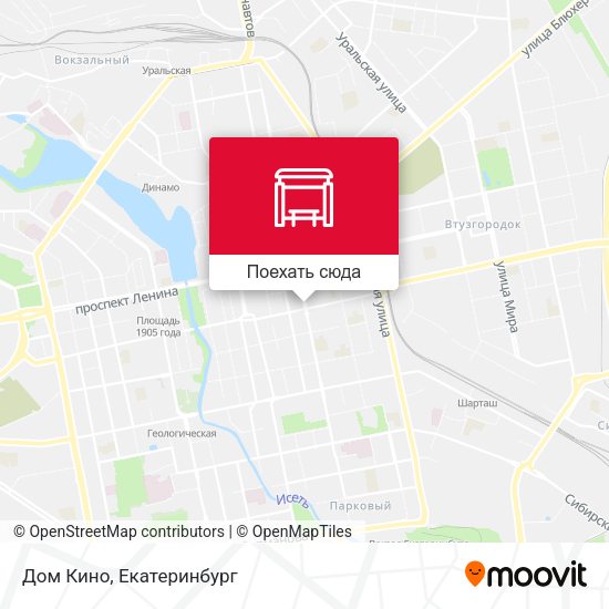 Карта Дом Кино