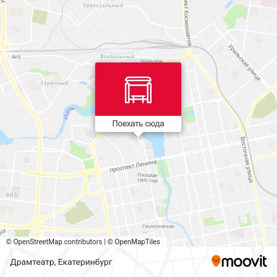 Карта Драмтеатр