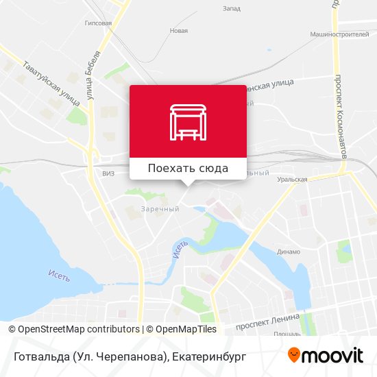 Карта Готвальда (Ул. Черепанова)