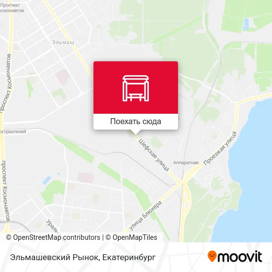 Карта Эльмашевский Рынок