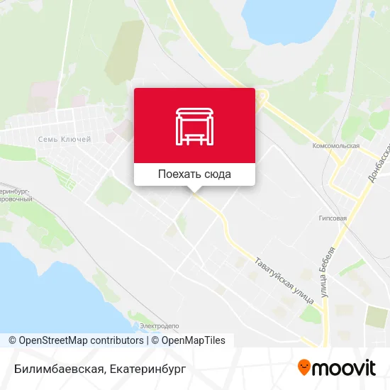 Карта Билимбаевская