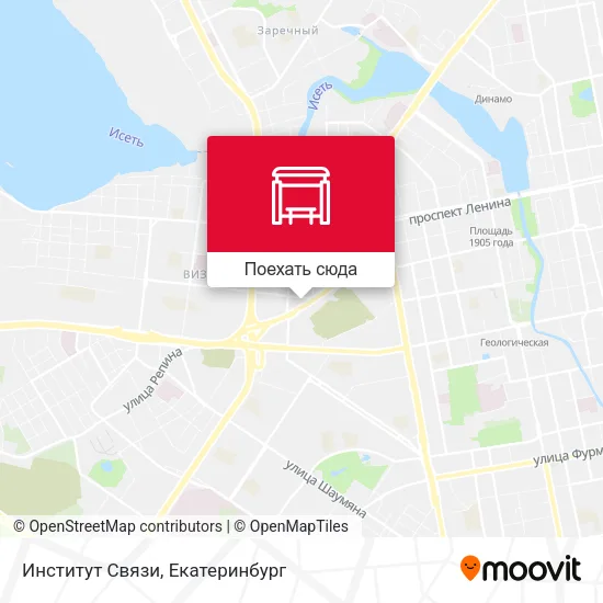 Карта Институт Связи