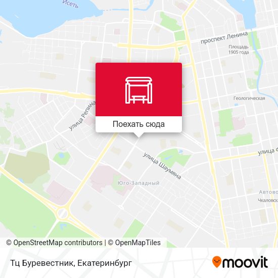 Карта Тц Буревестник