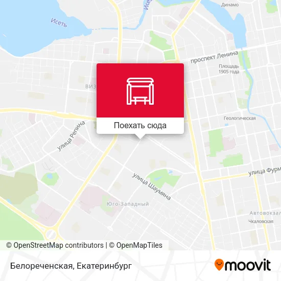 Карта Белореченская