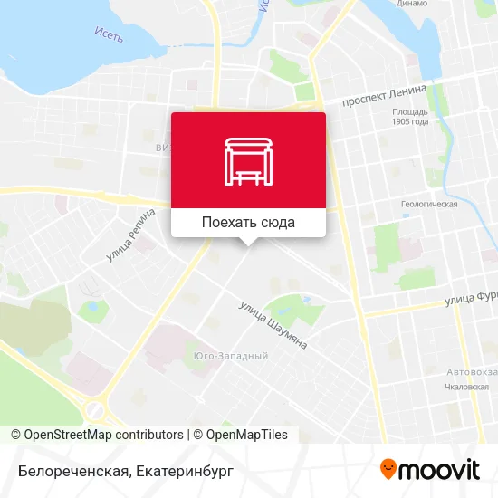 Карта Белореченская