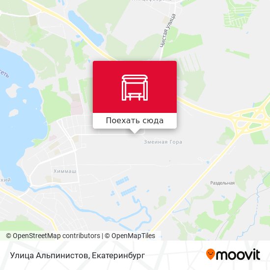 Карта Улица Альпинистов