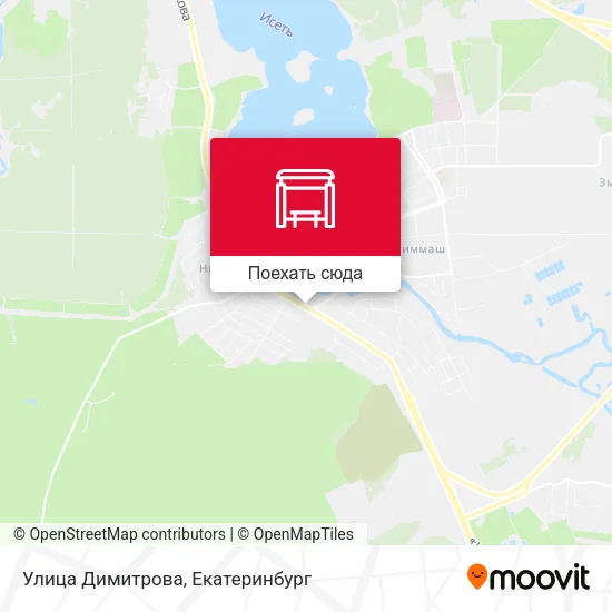Карта Улица Димитрова