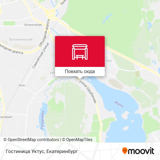 Карта Гостиница Уктус