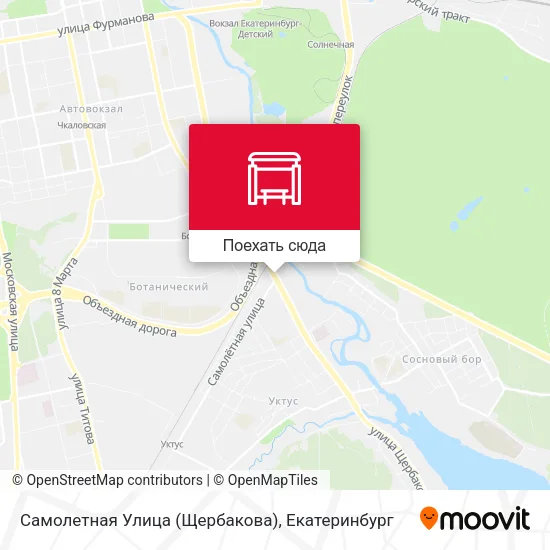 Карта Самолетная Улица (Щербакова)
