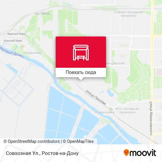 Карта Совхозная Ул.