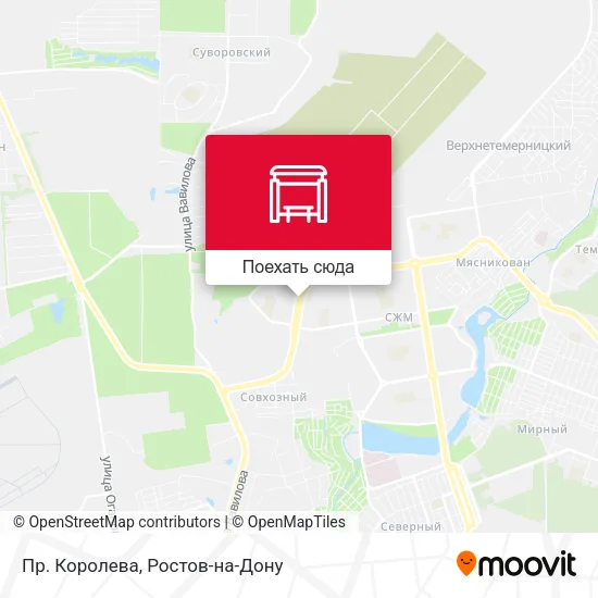 Карта Пр. Королева