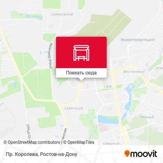 Карта Пр. Королева