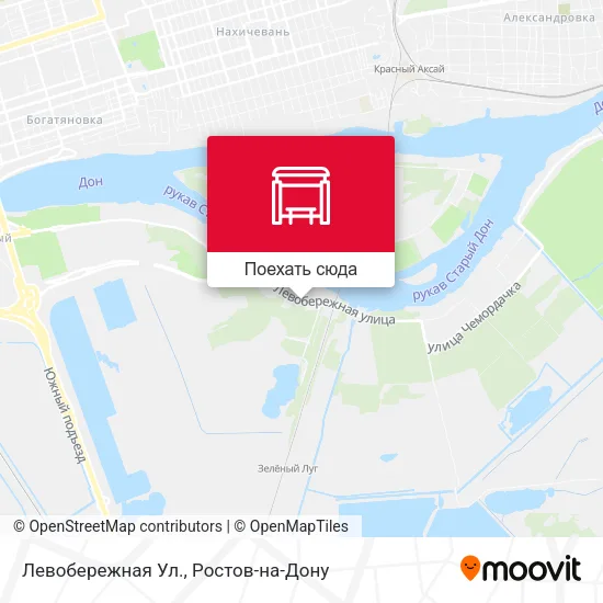 Карта Левобережная Ул.