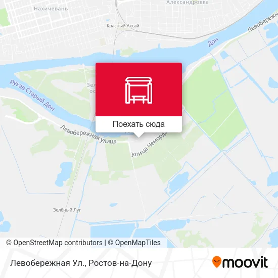 Карта Левобережная Ул.