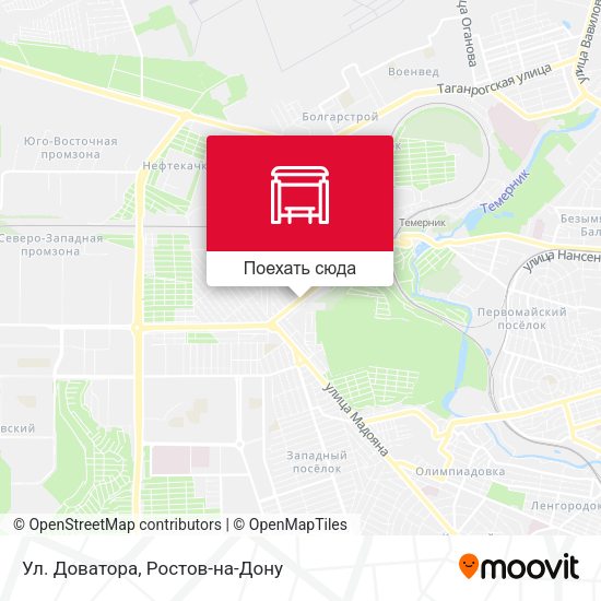 Карта Ул. Доватора