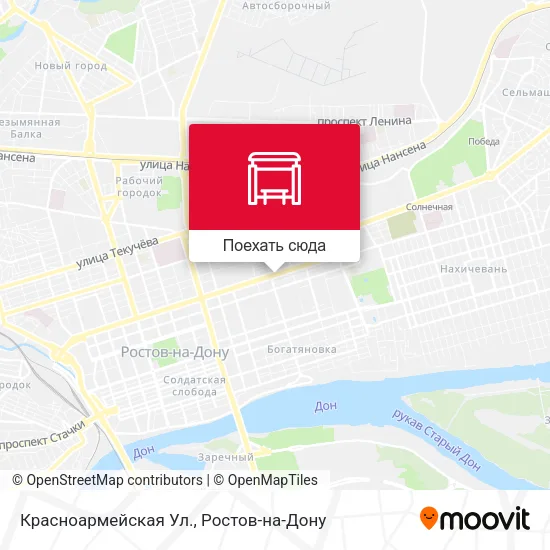 Карта Красноармейская Ул.