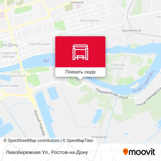 Карта Левобережная Ул.