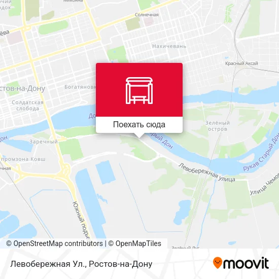 Карта Левобережная Ул.