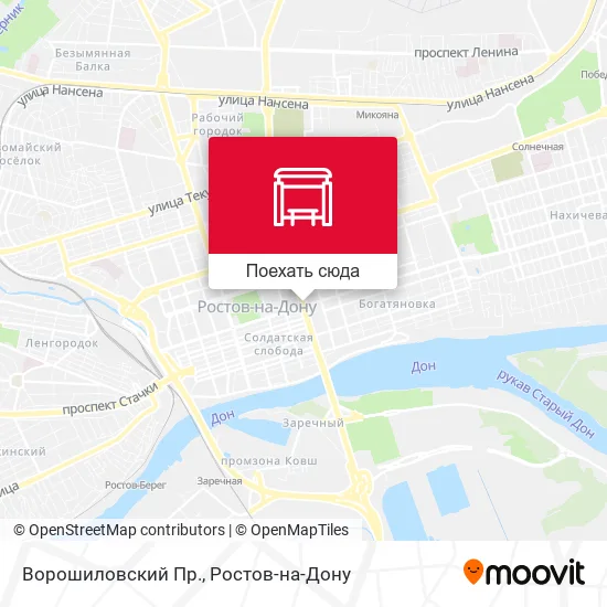 Карта Ворошиловский Пр.
