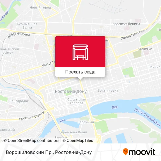 Карта Ворошиловский Пр.