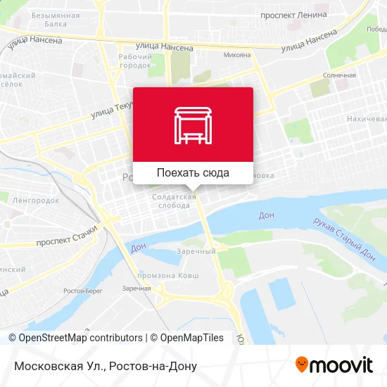 Карта Московская Ул.