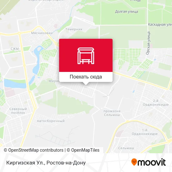 Карта Киргизская Ул.