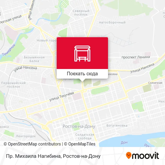 Карта Пр. Михаила Нагибина